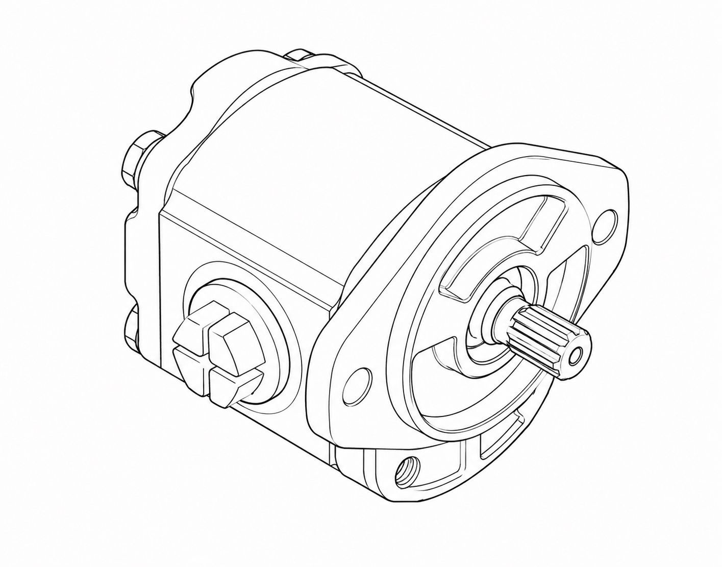 مضخات ومحركات التروس (الألومنيوم)